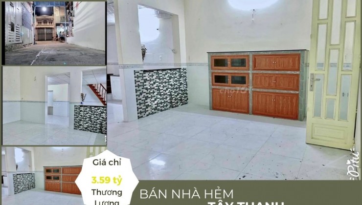 Bán nhà hẻm Tây Thạnh 48m2, 1LẦU, 3.59 tỷ gần AEON